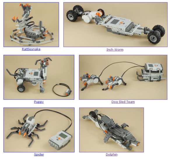 Ejemplos de proyectos de Lego Mindstorms